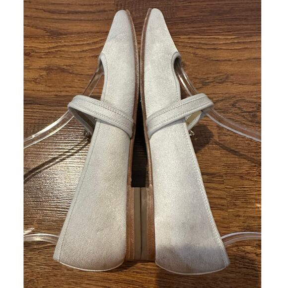 Badgley Mischka Collection Women's Brystol Mary Jane Flat – Ivory Satin – Size 5 - Picture 6 of 10